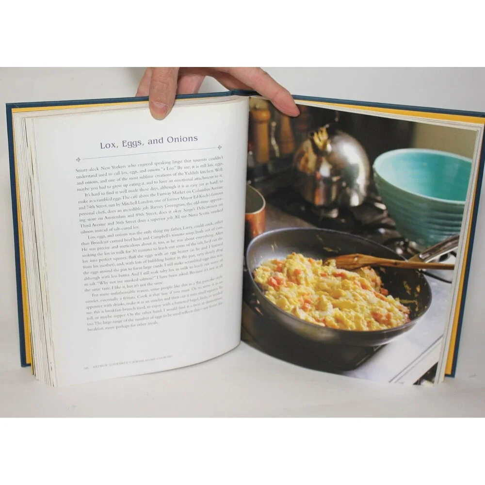 Arthur Schwartz's JEWISH HOME COOKING Yiddish Recipes Revisited HC/DJ Cookbook